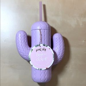 Cactus Cup with Straw